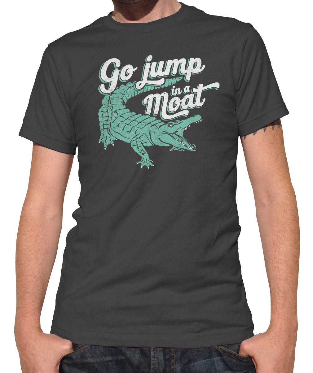 Men's Go Jump in a Moat Alligator T-Shirt