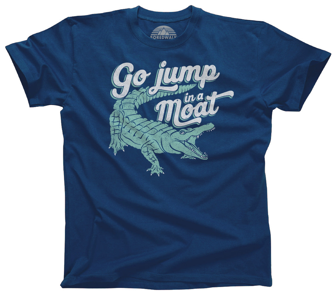 Men's Go Jump in a Moat Alligator T-Shirt