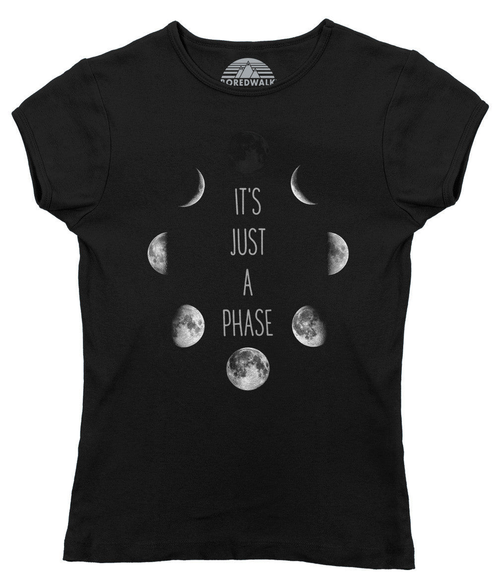 Women's It's Just a Phase Moon T-Shirt