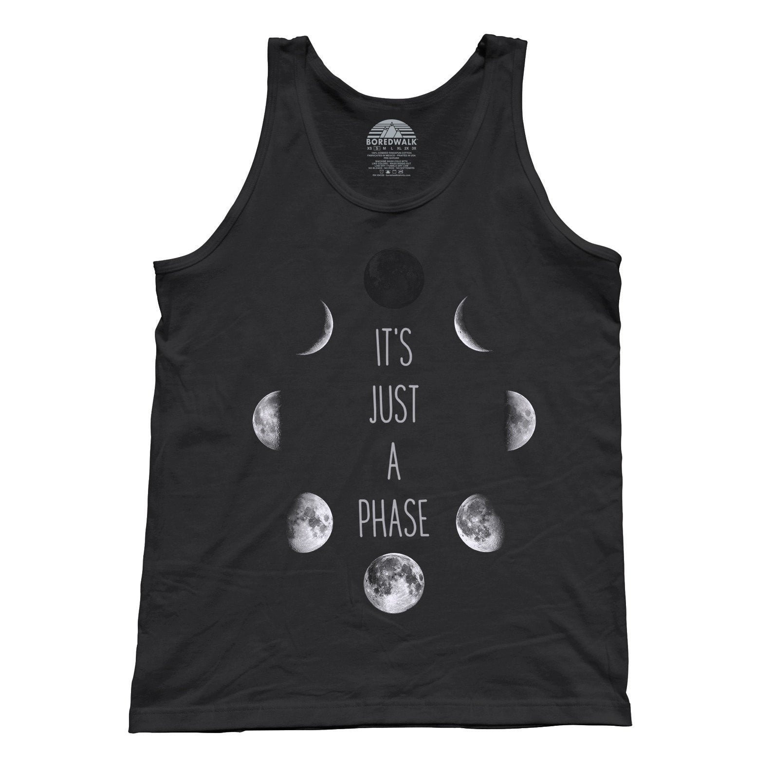 Unisex It's Just a Phase Moon Tank Top