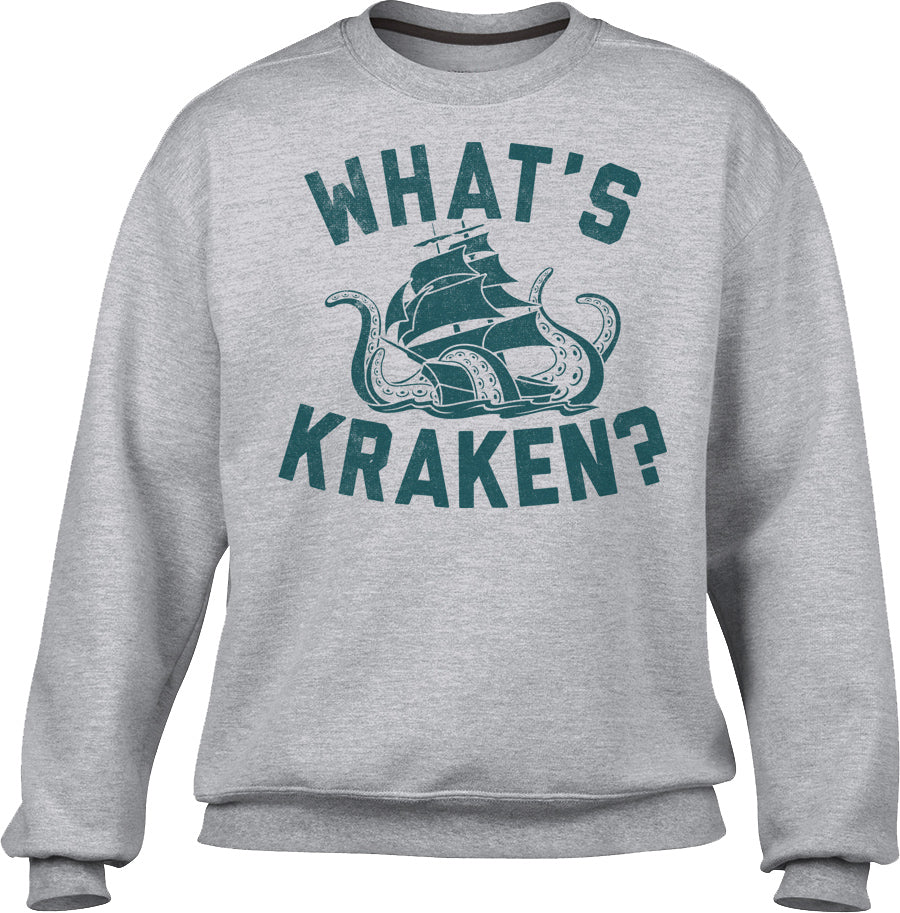 Unisex What's Kraken Sea Monster Sweatshirt