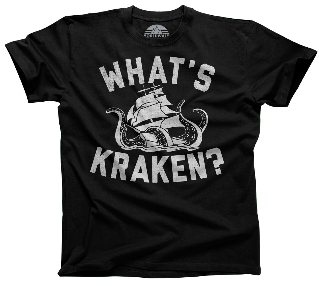 Men's What's Kraken Sea Monster T-Shirt