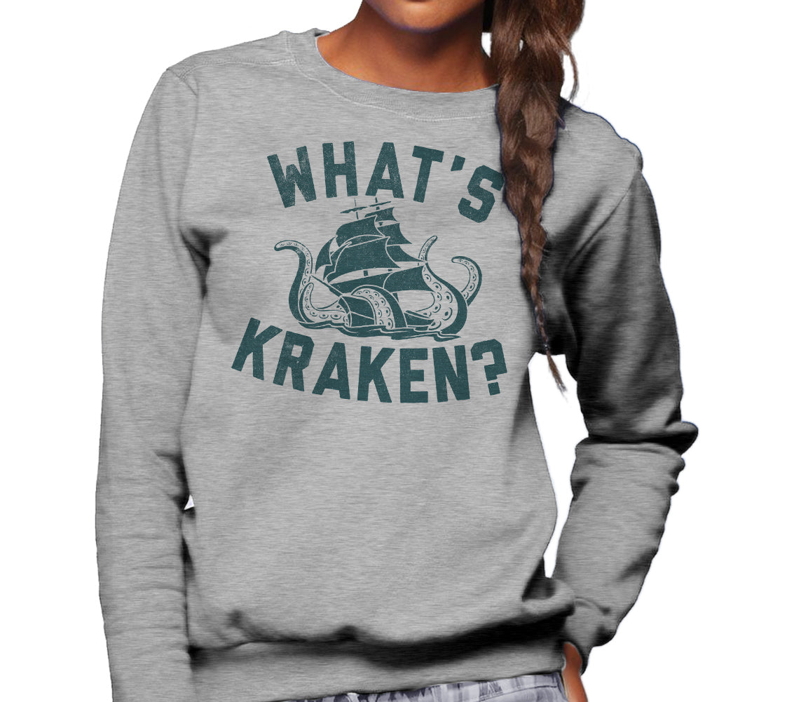 Unisex What's Kraken Sea Monster Sweatshirt