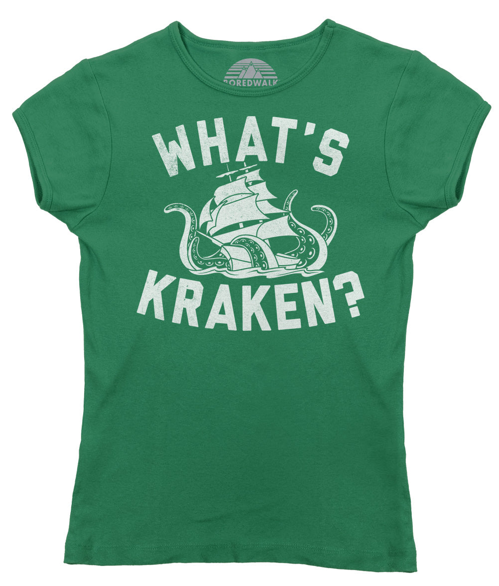 Women's What's Kraken Sea Monster T-Shirt