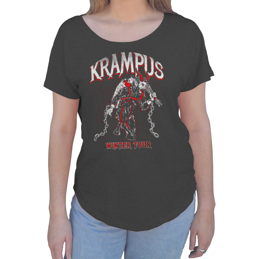 Women's Krampus Winter Tour Scoop Neck T-Shirt