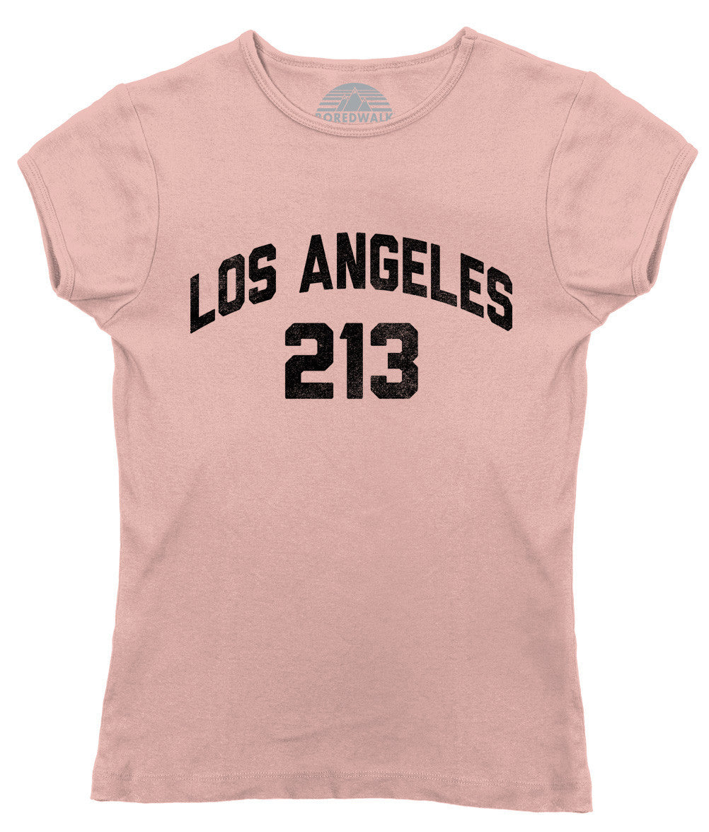 Women's Los Angeles 213 Area Code T-Shirt