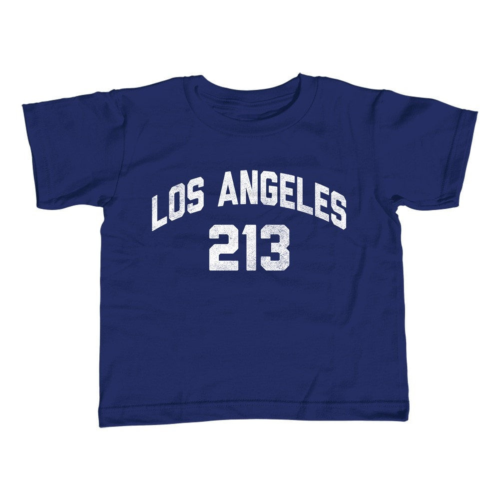 Girl's Los Angeles 213 Area Code T-Shirt - Unisex Fit