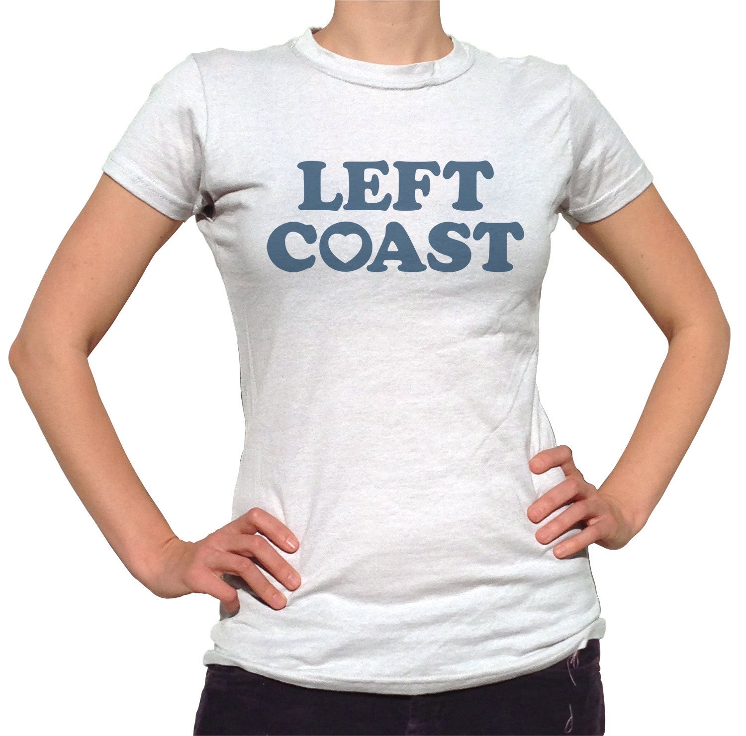 Women's Left Coast T-Shirt - California Oregon Washingon West Coast