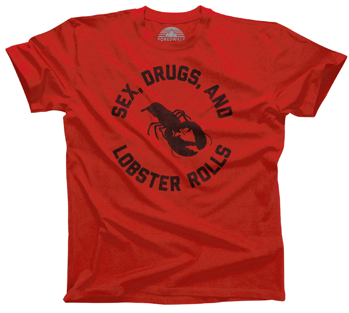 Men's Sex Drugs and Lobster Rolls T-Shirt