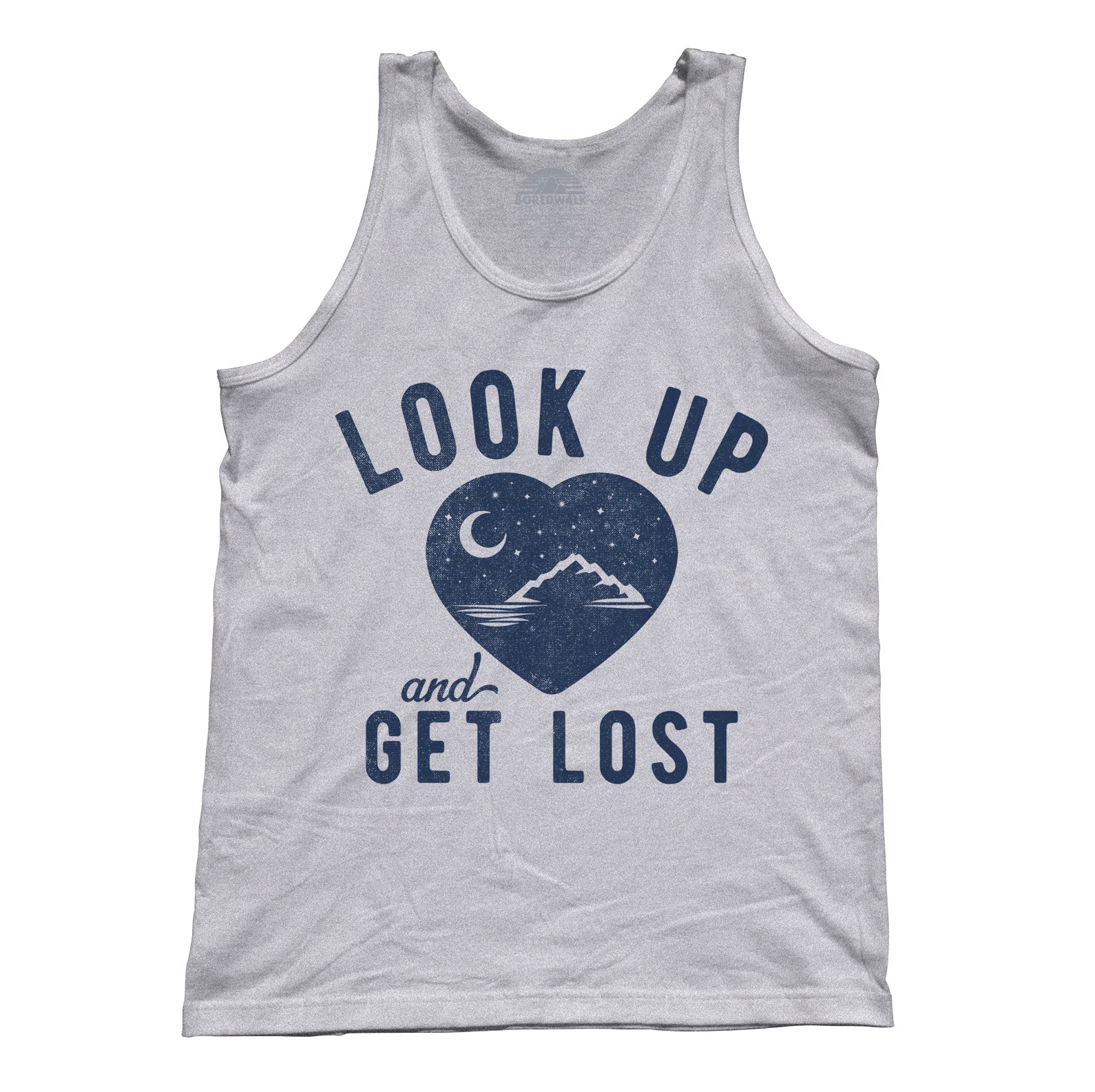 Unisex Look Up and Get Lost Tank Top - Astronomy Shirt