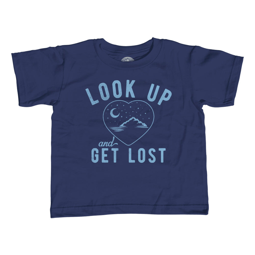 Girl's Look Up and Get Lost T-Shirt - Unisex Fit - Astronomy Shirt