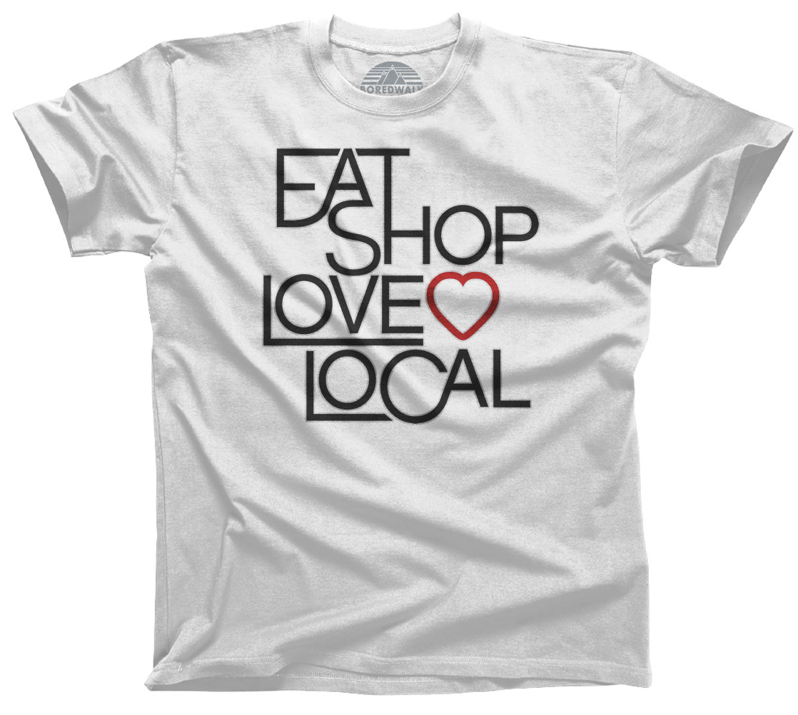 Men's Love Shop Eat Local T-Shirt