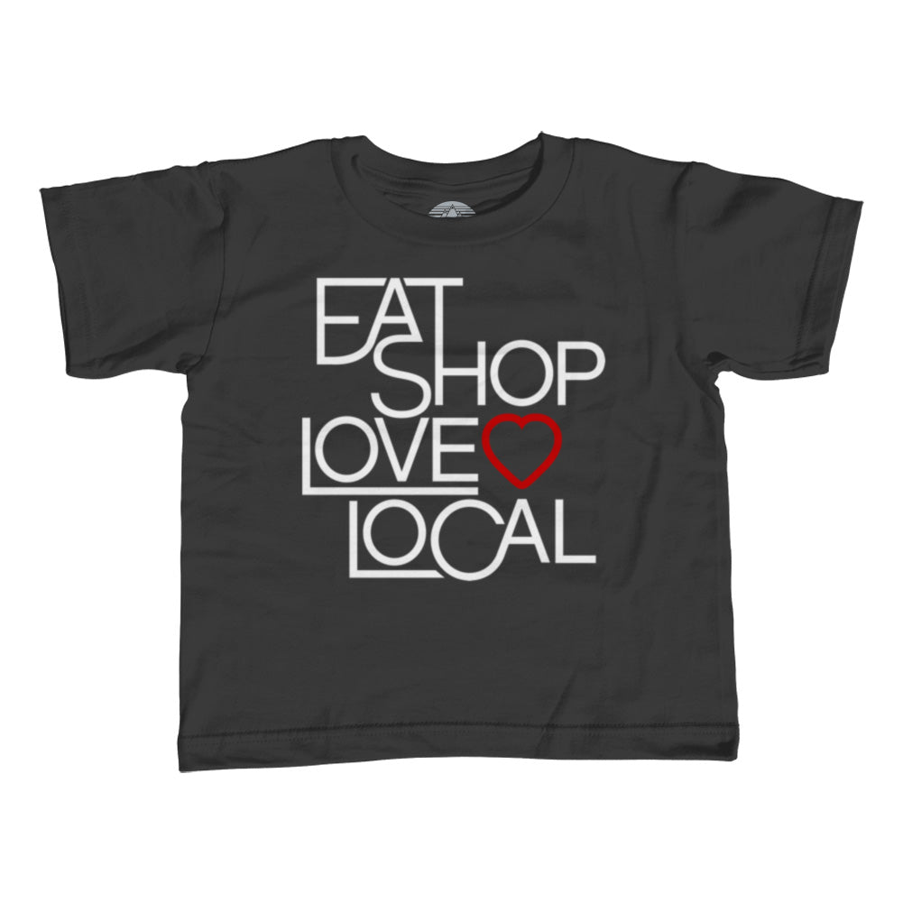 Boy's Love Shop Eat Local T-Shirt