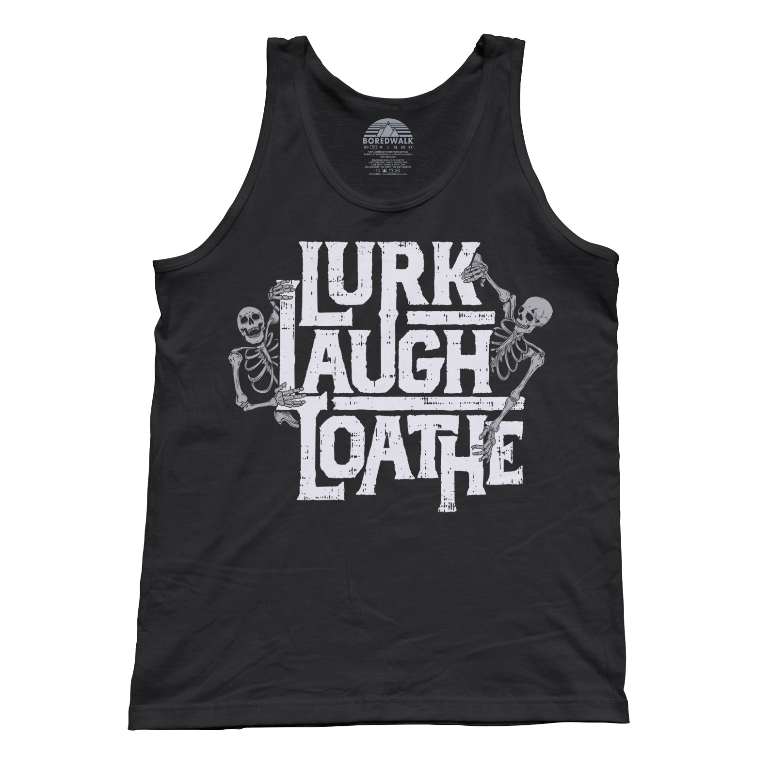 Unisex Lurk Laugh Loathe Tank Top