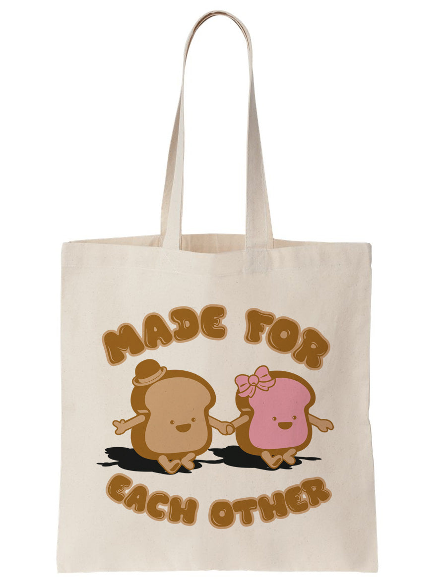 Made for Each Other Peanut Butter and Jelly Tote Bag - By Ex-Boyfriend