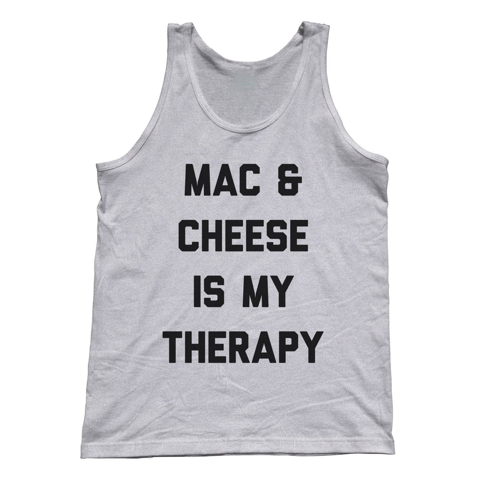 Unisex Mac and Cheese Is My Therapy Tank Top