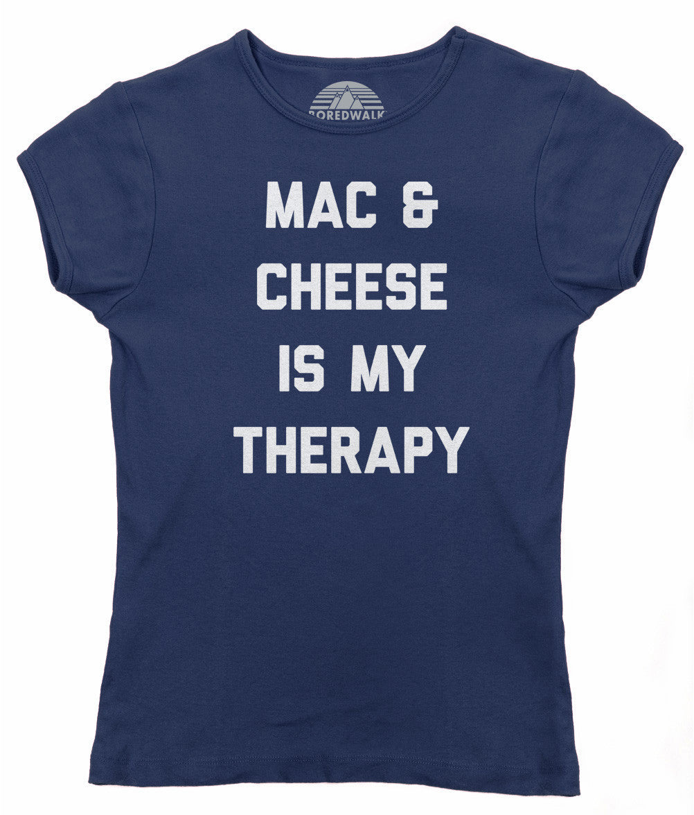 Women's Mac and Cheese Is My Therapy T-Shirt