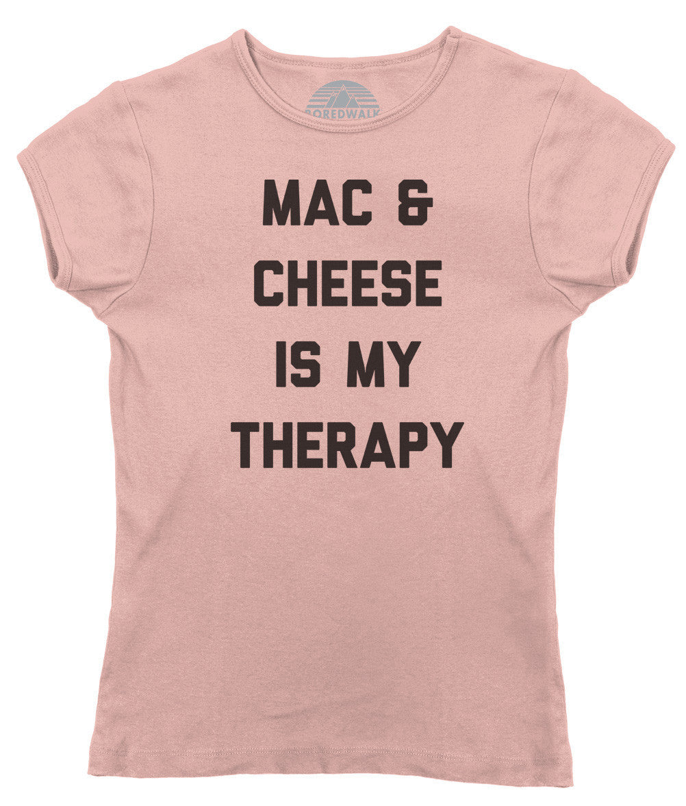 Women's Mac and Cheese Is My Therapy T-Shirt