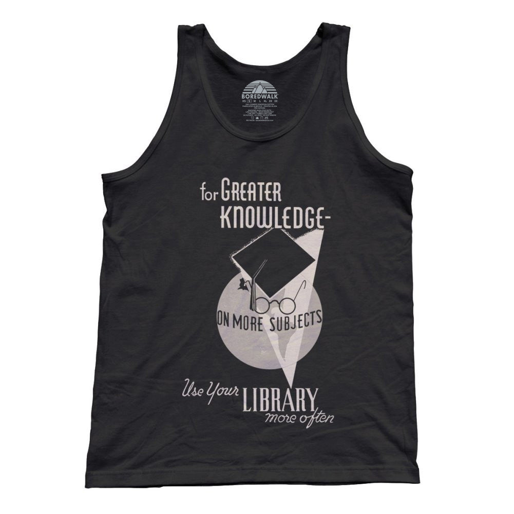 Unisex Visit Your Library Vintage Tank Top
