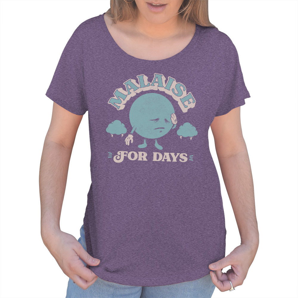 Women's Malaise For Days Scoop Neck T-Shirt