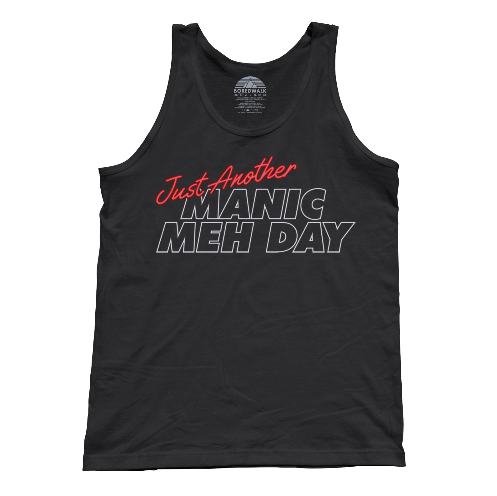 Unisex Just Another Manic Meh Day Tank Top