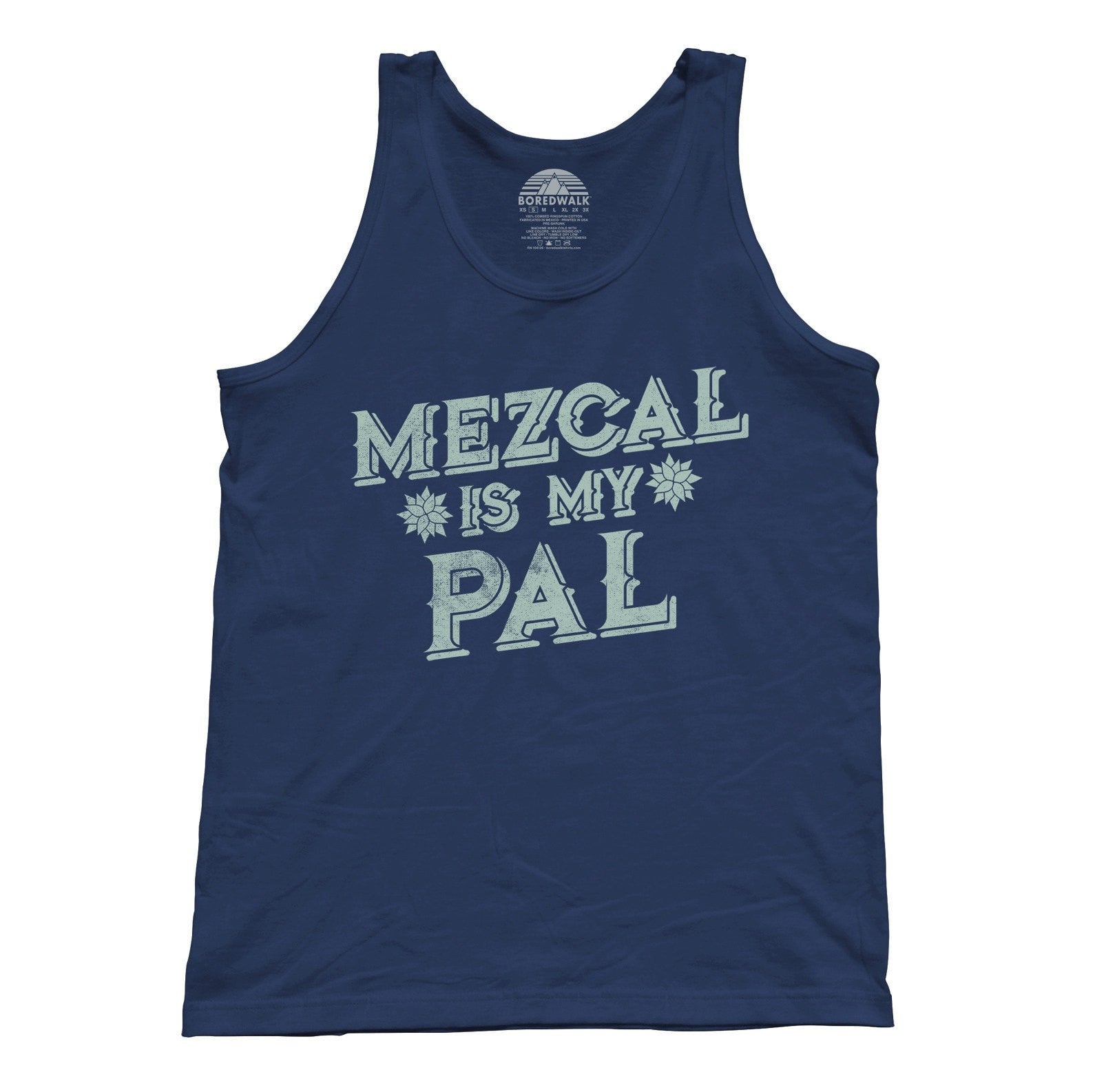 Unisex Mezcal is My Pal Tank Top - Cinco De Mayo Mexican Drinking