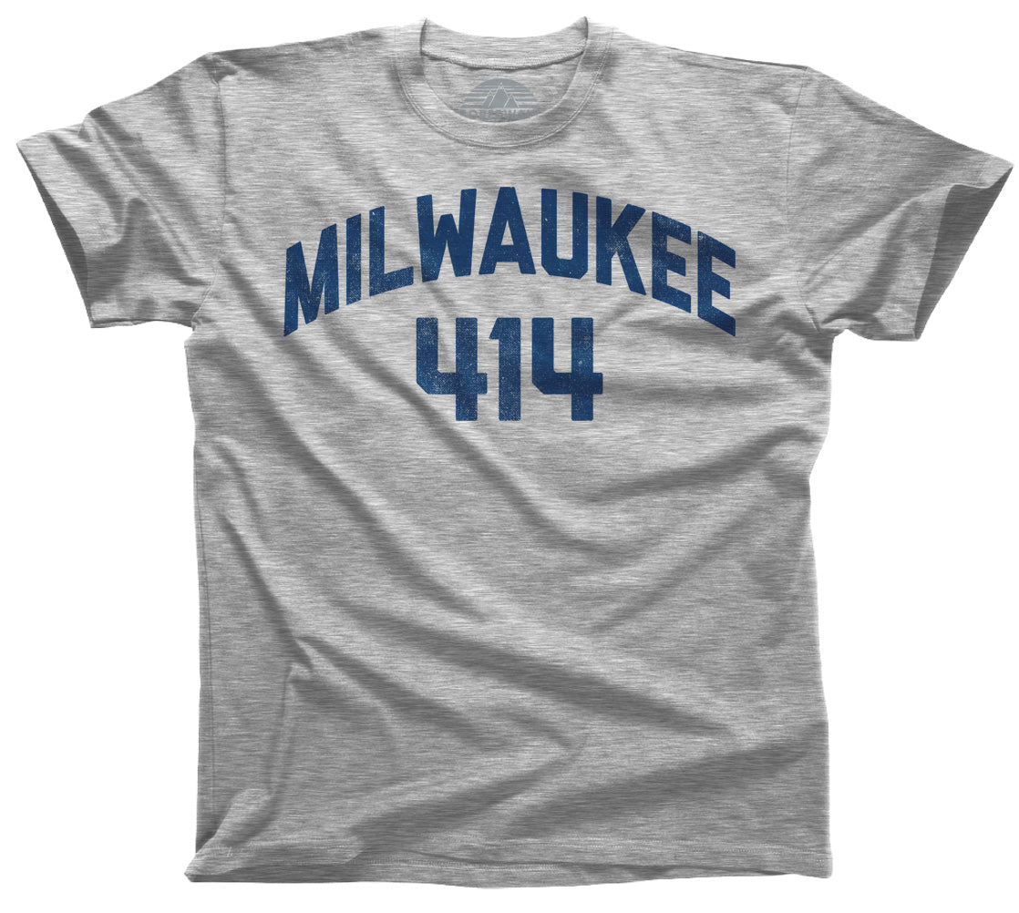 Men's Milwaukee 414 Area Code T-Shirt