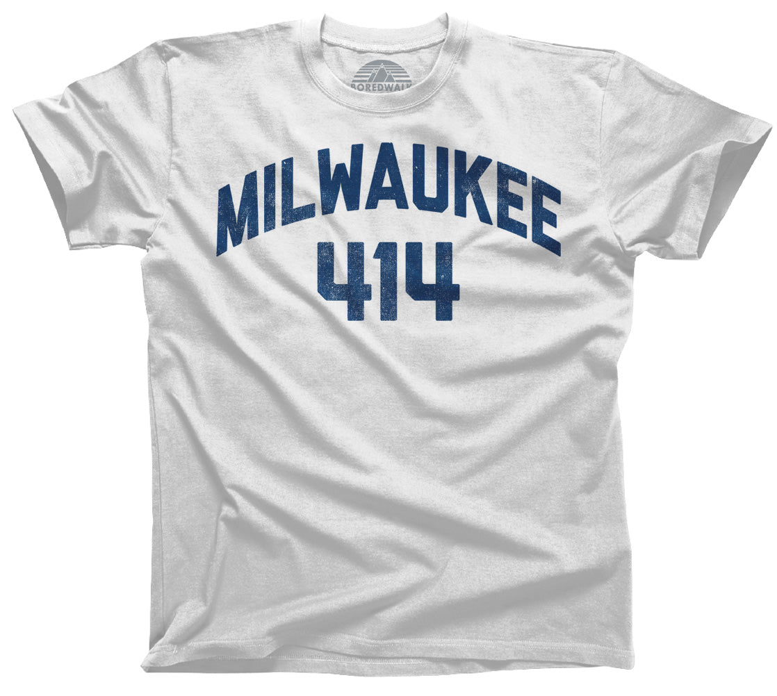 Men's Milwaukee 414 Area Code T-Shirt