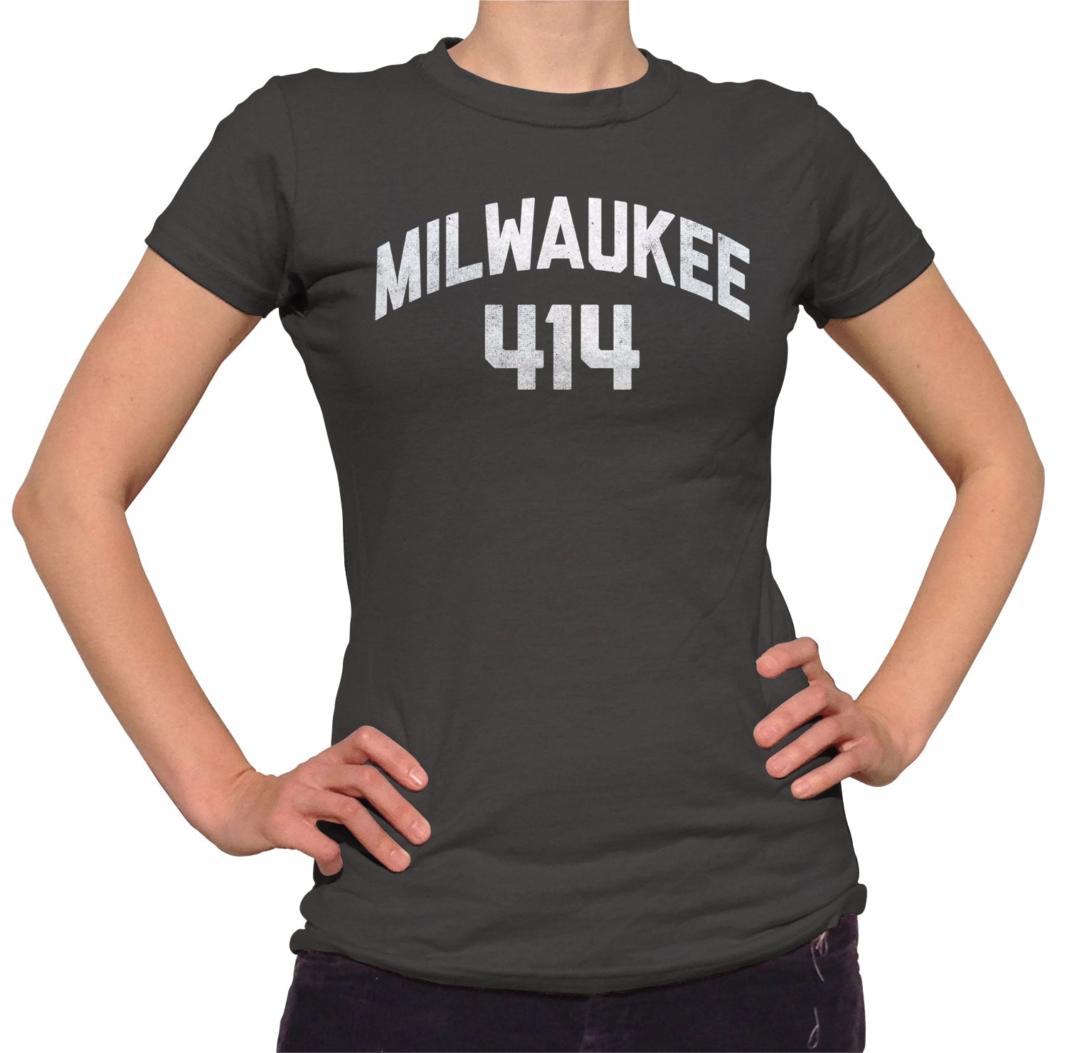 Women's Milwaukee 414 Area Code T-Shirt