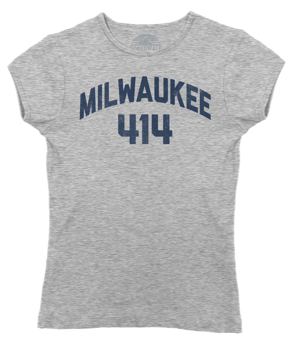 Women's Milwaukee 414 Area Code T-Shirt