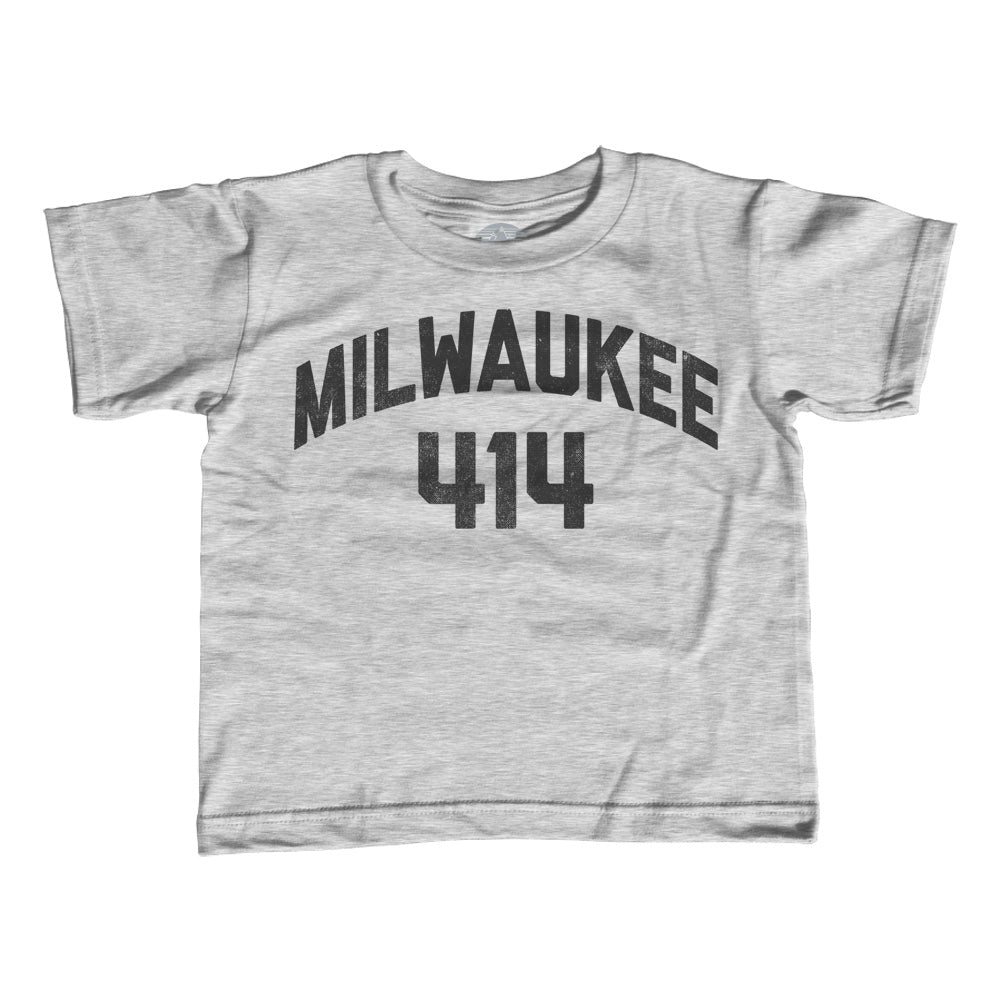 Boy's Milwaukee 414 Area Code T-Shirt