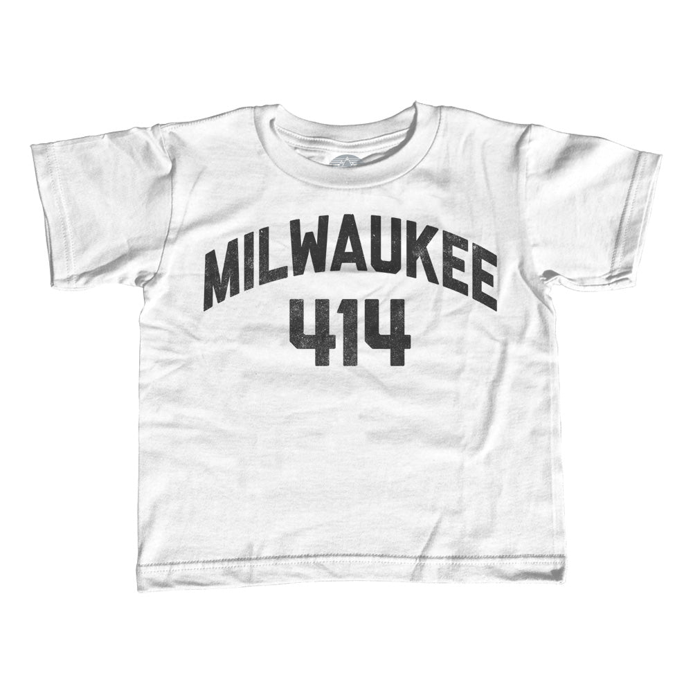 Boy's Milwaukee 414 Area Code T-Shirt