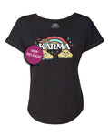 Women's Mind Your Own Karma Scoop Neck T-Shirt