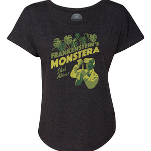 Women's Frankenstein's Monstera Scoop Neck T-Shirt
