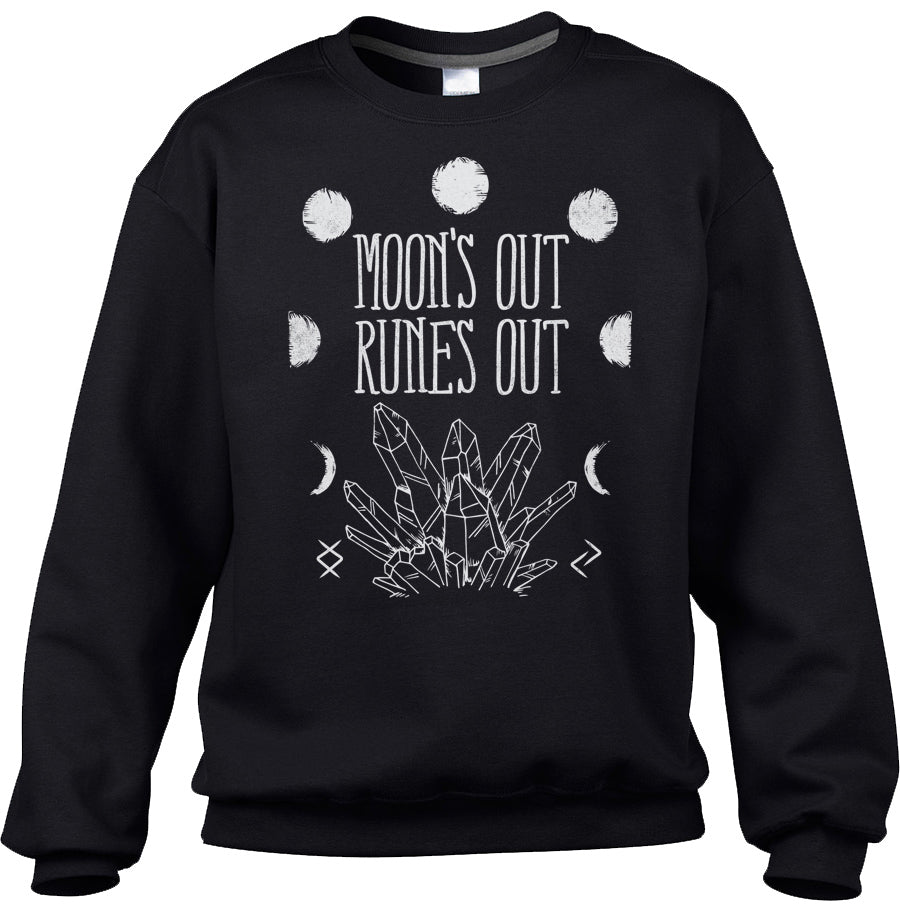 Unisex Moon's Out Runes Out Sweatshirt