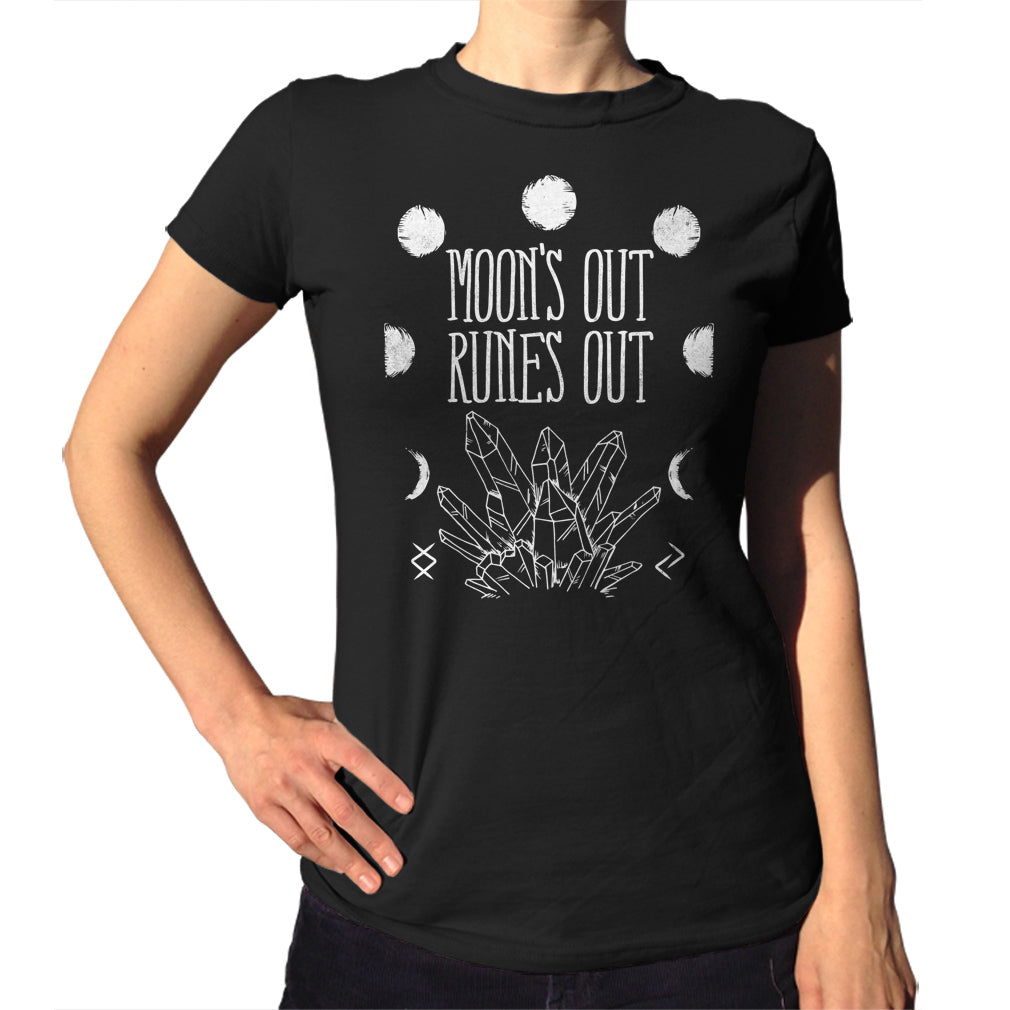 Women's Moon's Out Runes Out T-Shirt