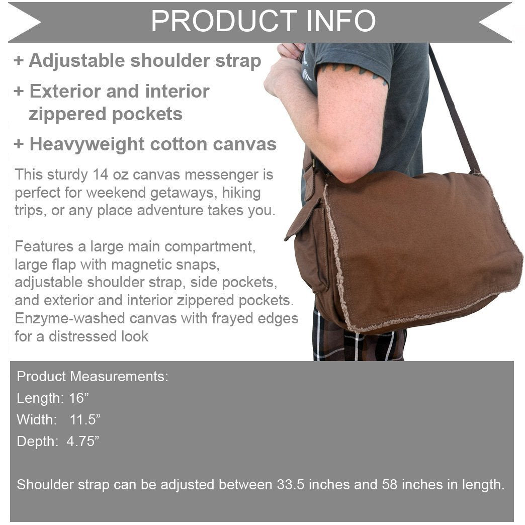 Carpe Librum Messenger Bag