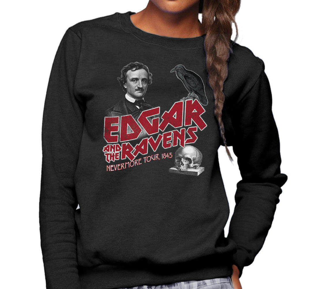 Unisex Edgar and the Ravens Nevermore Tour Sweatshirt - Edgar Allan Poe