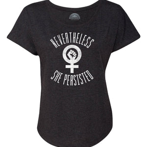Women's Nevertheless She Persisted Scoop Neck T-Shirt