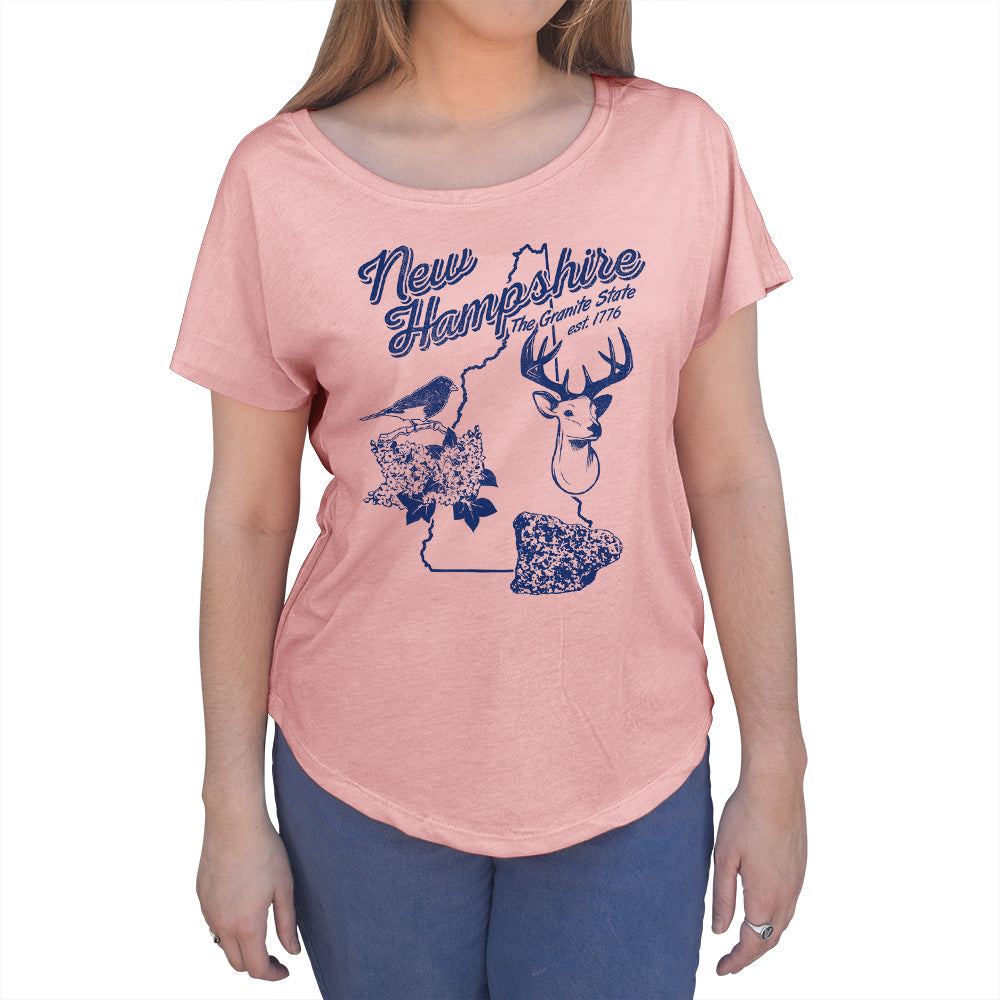Women's Vintage New Hampshire Scoop Neck T-Shirt