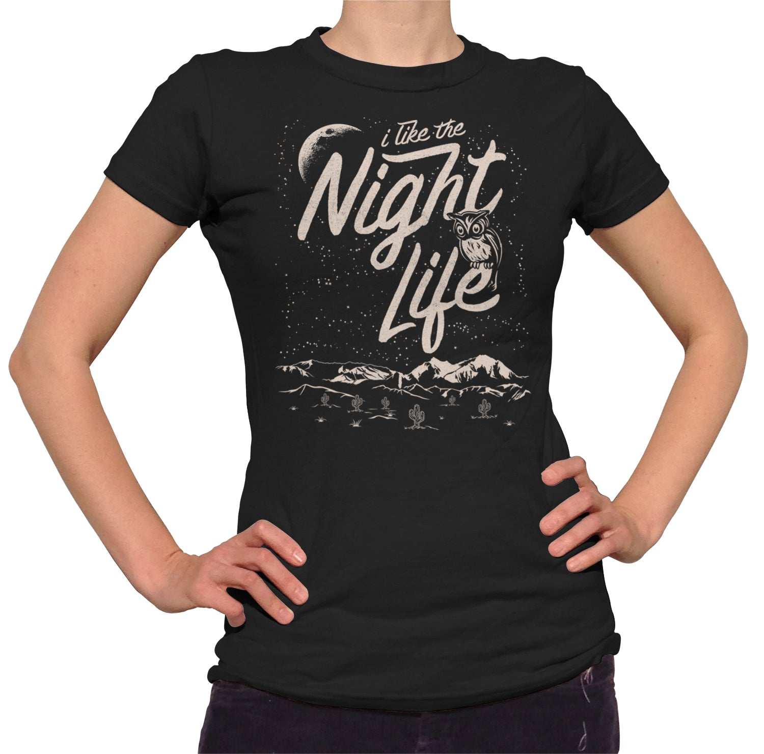 Women's I Like the Night Life T-Shirt
