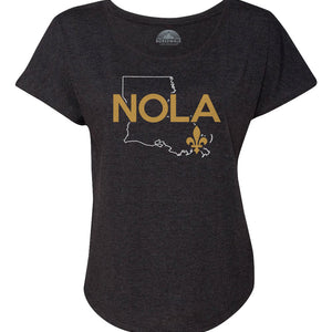 Women's NOLA New Orleans Scoop Neck T-Shirt