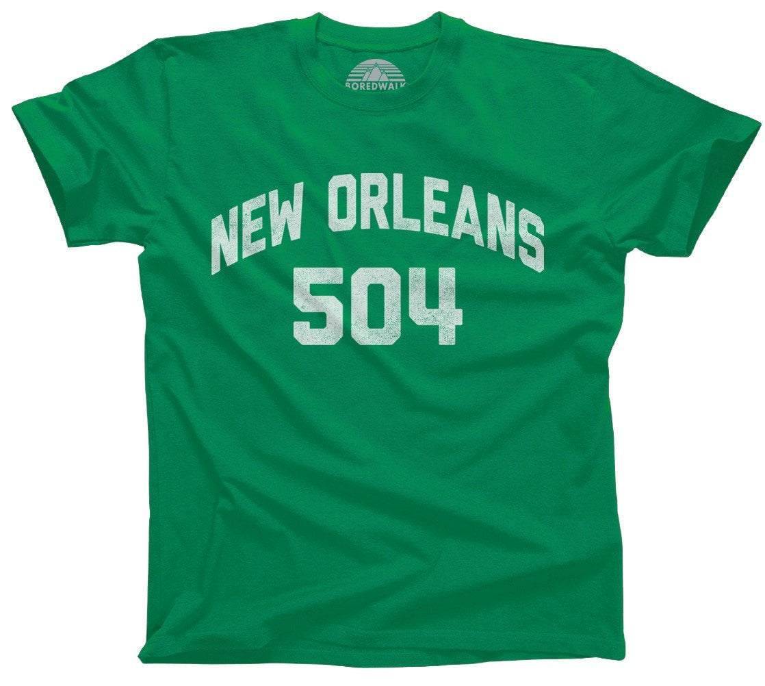 Men's New Orleans 504 Area Code T-Shirt