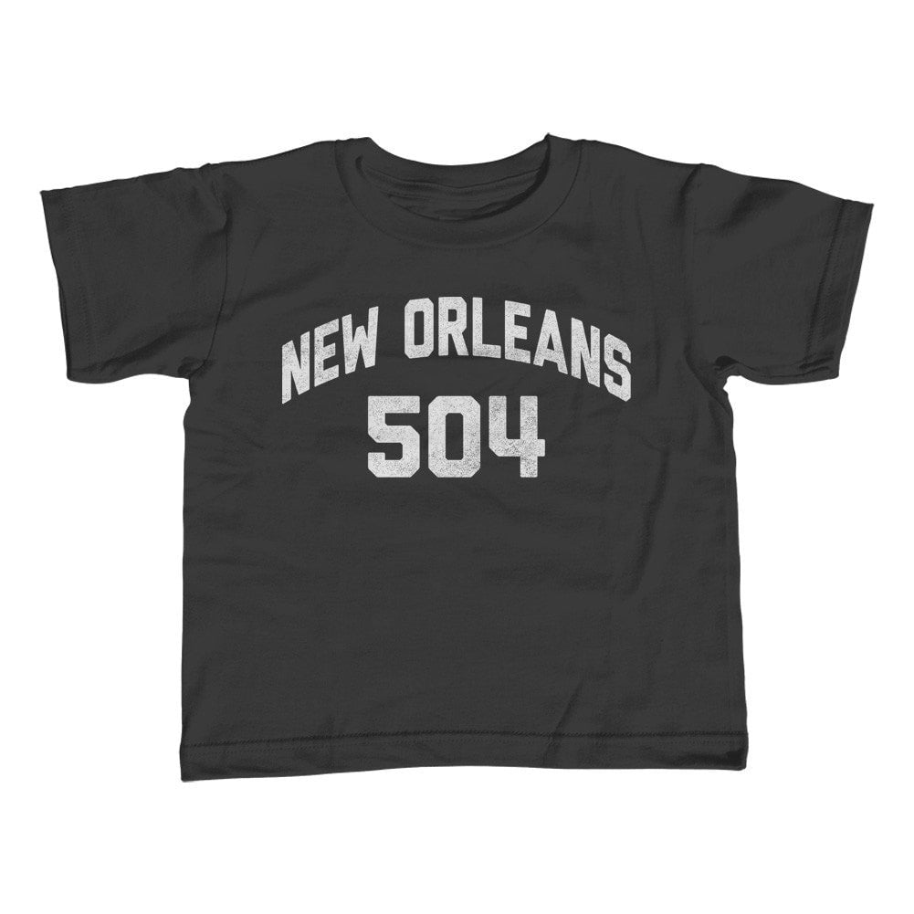 Girl's New Orleans 504 Area Code T-Shirt - Unisex Fit