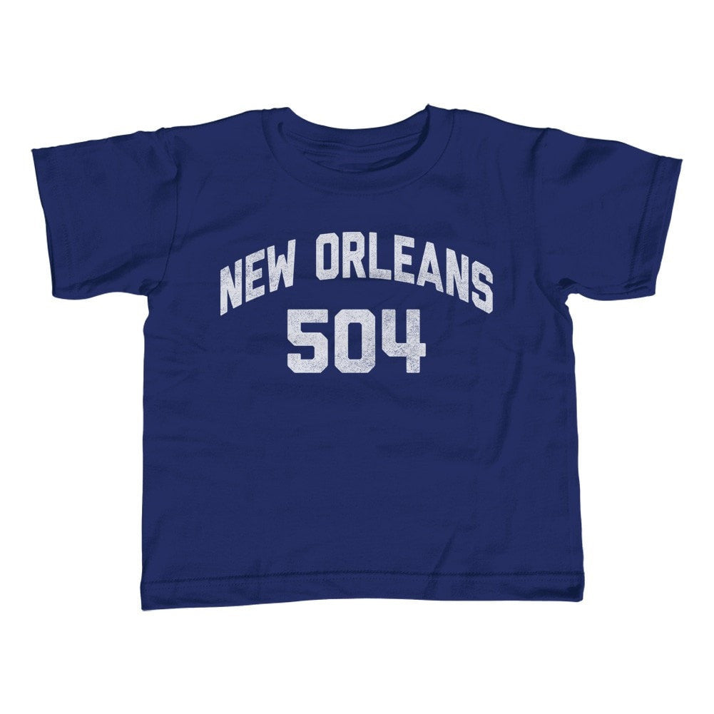 Girl's New Orleans 504 Area Code T-Shirt - Unisex Fit
