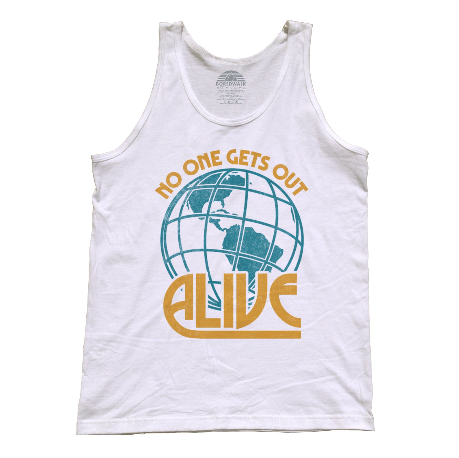 Unisex No One Gets Out Alive Tank Top