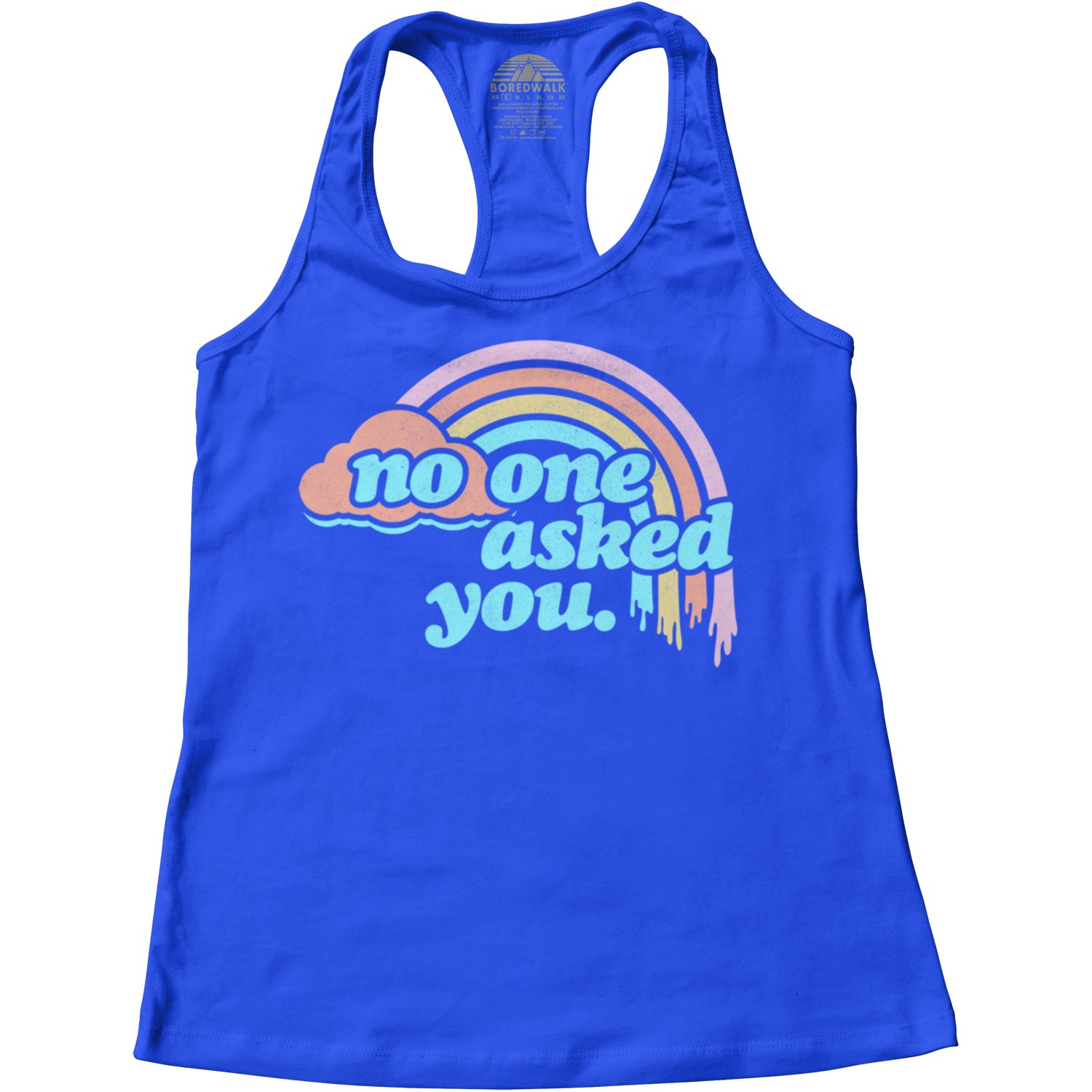 Women's No One Asked You Racerback Tank Top