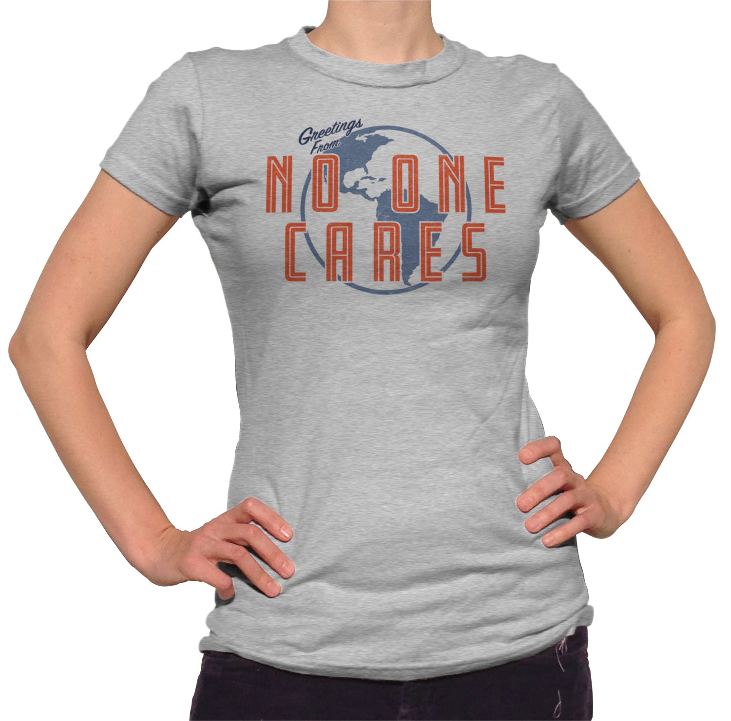 Women's Greetings From No One Cares T-Shirt