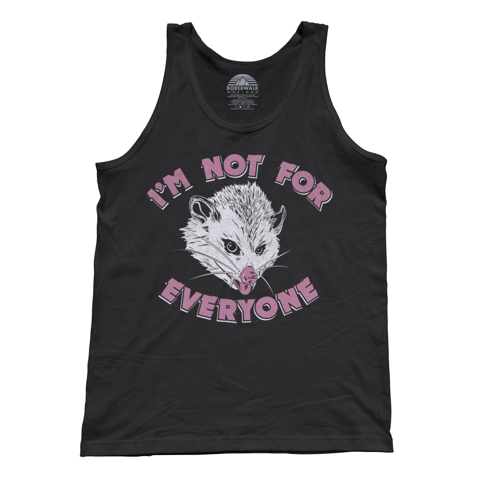 Unisex I'm Not For Everyone Opossum Tank Top