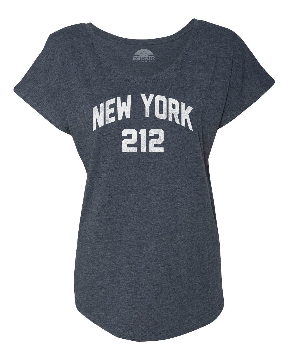 Women's New York City 212 Area Code Scoop Neck T-Shirt